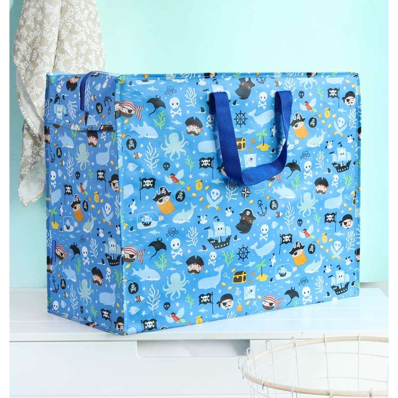 A Little Lovely Company XL Borsa di stoccaggio - Pirati 