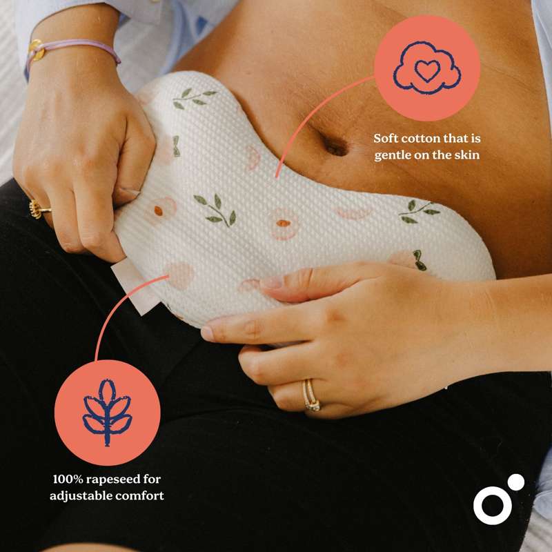 Doomoo Almofada térmica e refrescante aliviadora com colza - Peaches 