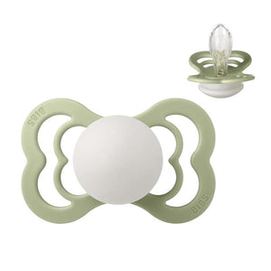 Bibs Supreme Fopspeen - mt. 2 - Silicoon - GLOW - Salie 