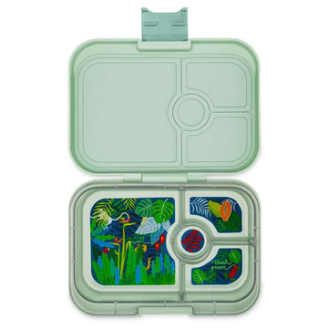 Yumbox Boîte à lunch - Panino - 4 compartiments - Vert sauge/Jungle 