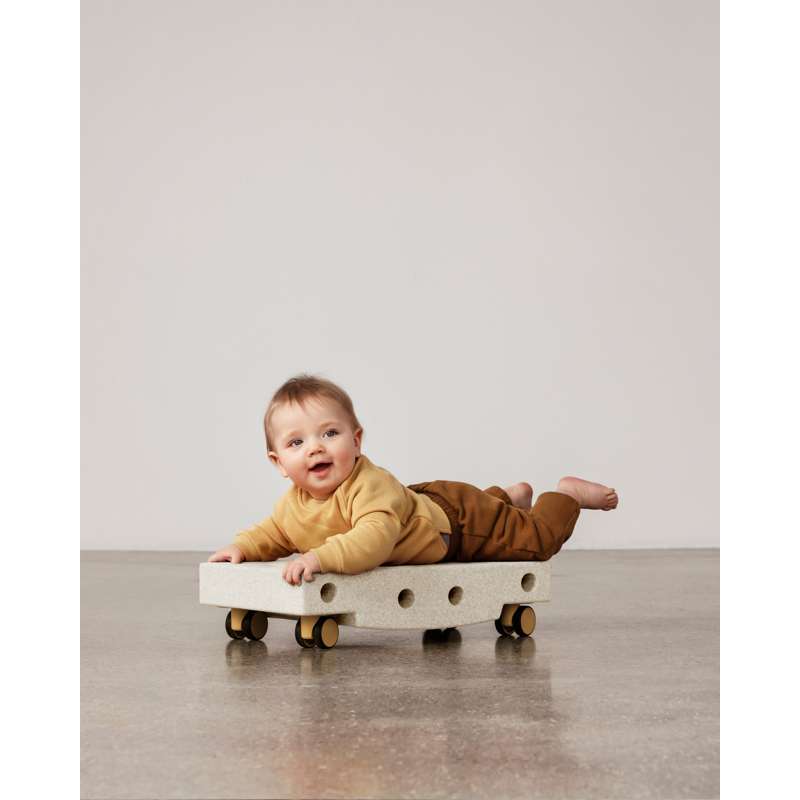 MODU Deskorolka - Rullebræt - Szary piasek/Miodowy żółty 