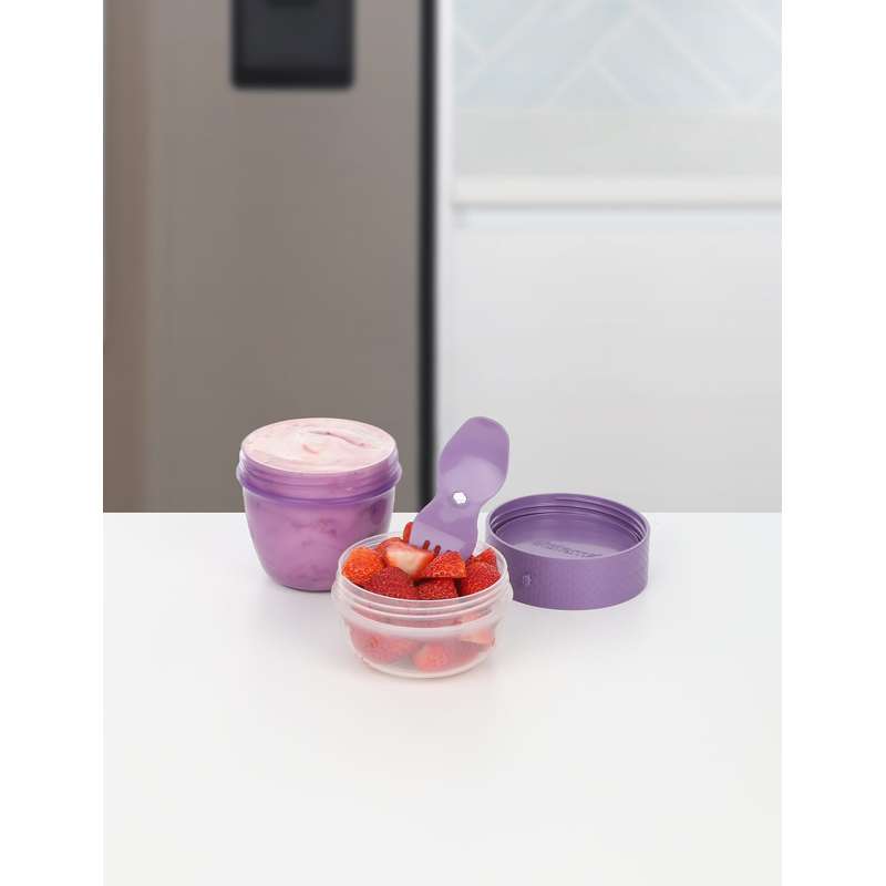 Sistema Snackboks - Κάψουλα Σνακ Για Πάντα - 515ml - Θολό Μωβ 