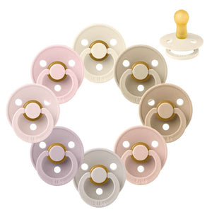 Suzeta Bibs Rotundă Colour - bundle - 8 buc. - măr. 2 - Moale și delicat 