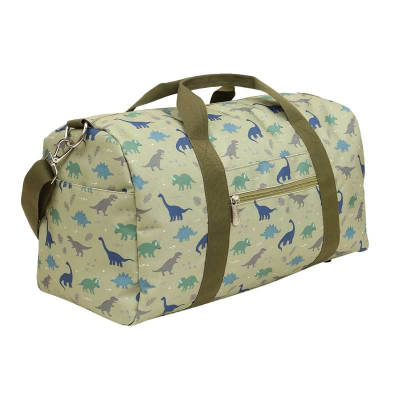 A Little Lovely Company Weekend bag - Dinosaur - Olive 