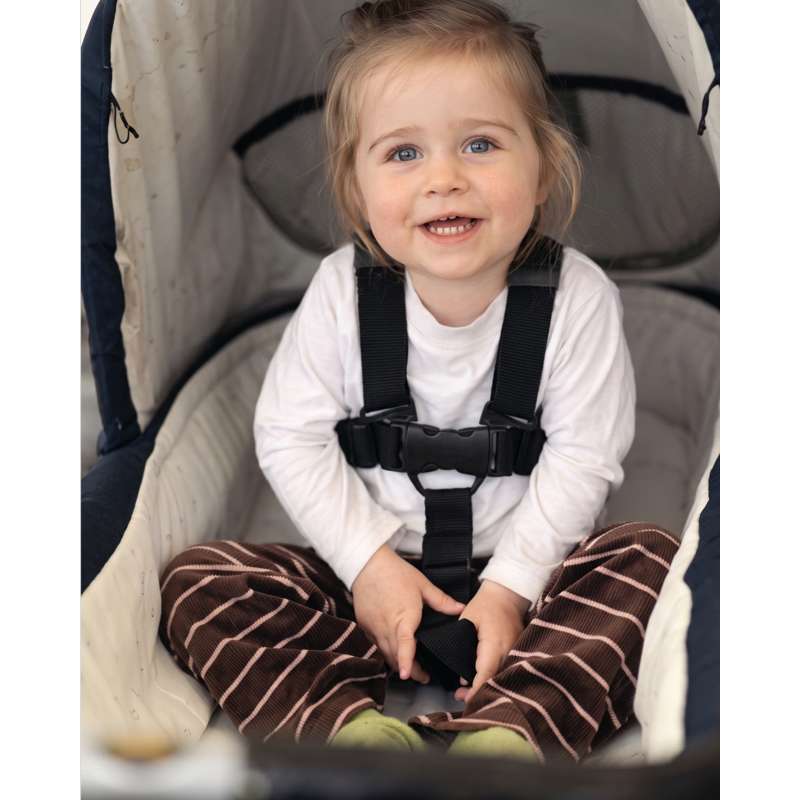 Tønnesen Stroller harness Snup-let 2 - Black 