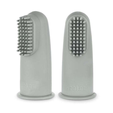 Haakaa Fingertandbürste - Grau 