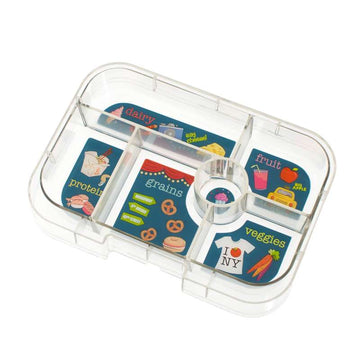 Yumbox Tavă de servire - Tavă originală - 6 compartimente - New York City 