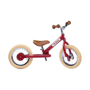 Trybike loopfiets 2 wielen - Rood 