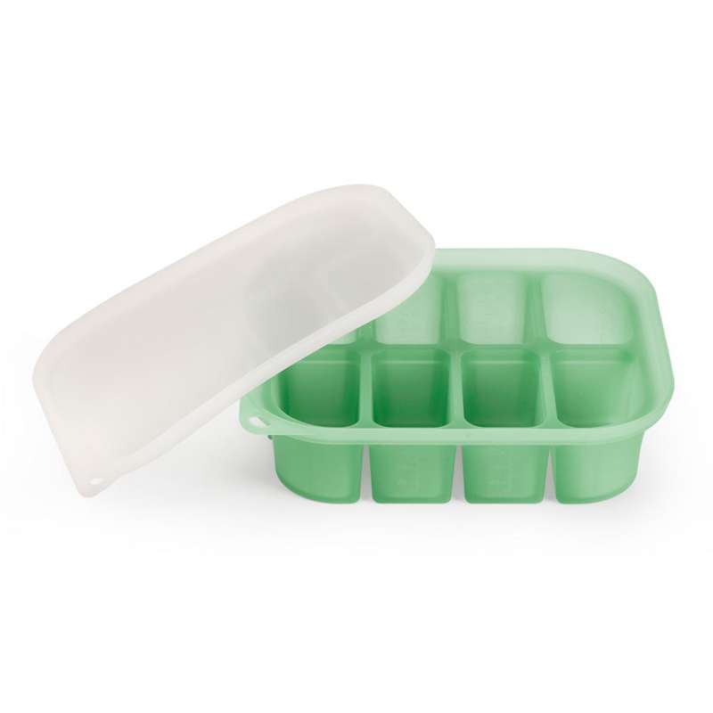 Haakaa Easy-Freeze Plateau - 8 Compartiments - Vert Pois 