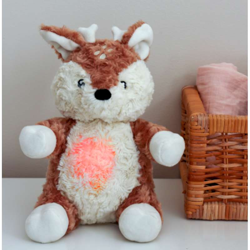 Cloud B Love Light - Finley the Fawn - Sleepy Toy with Light and Sound 