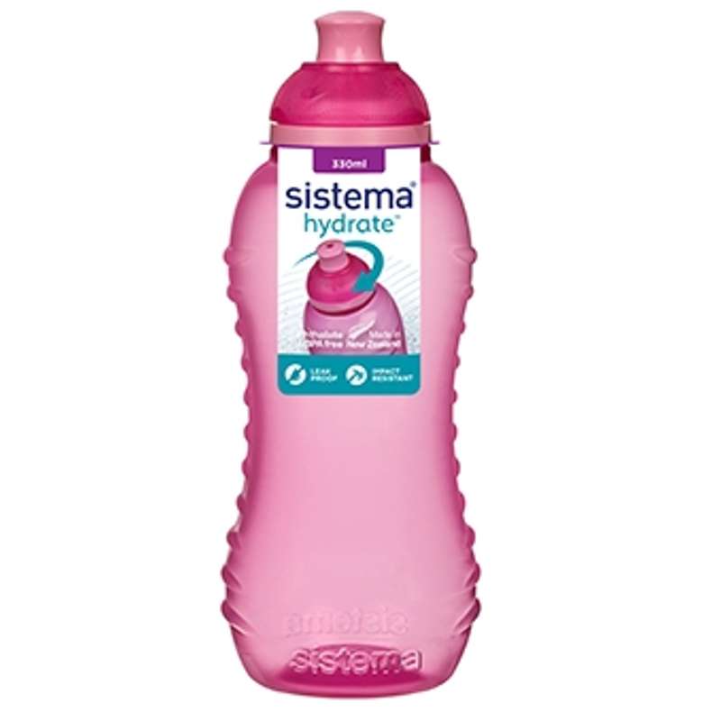 Sistema Juomapullo - Twist'n'Sip Squeeze - 330ml - Vaaleanpunainen 