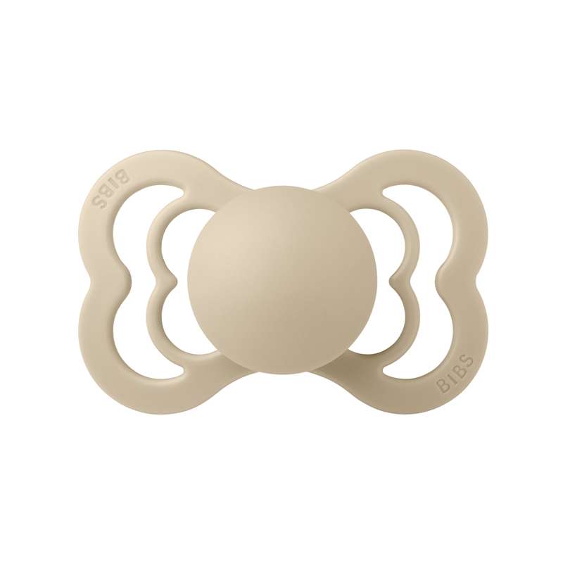 BIBS Symmetrisk Supreme smokk - Str. 2 - Naturgummi - Vanilla