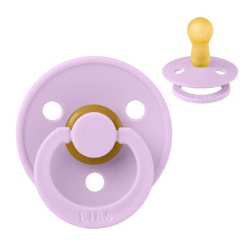 Succhietto Bibs Rotondo Colour - tg. 2 - gomma naturale - Cielo Viola 