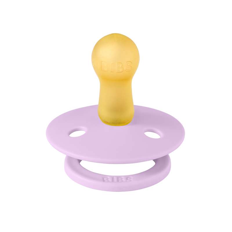 Succhietto Bibs Rotondo Colour - tg. 2 - gomma naturale - Cielo Viola 