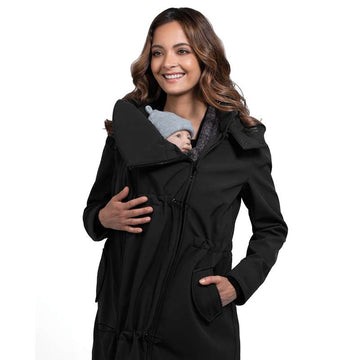 Wombat & Co Shell - Pregnancy and Carrying Jacket - Black 