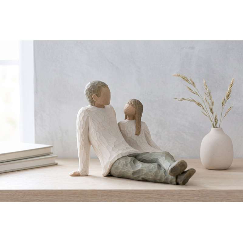 Willow Tree Father & Daughter Figure (father and daughter)