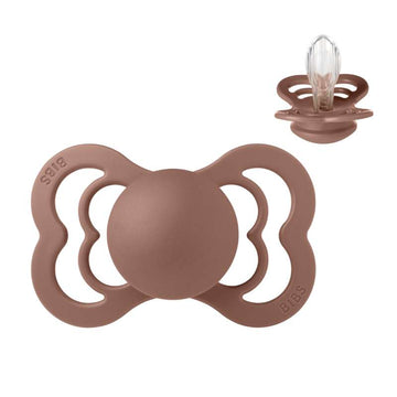 BIBS Supreme Symmetrical pacifier - Size 2 - Silicone - Woodchuck