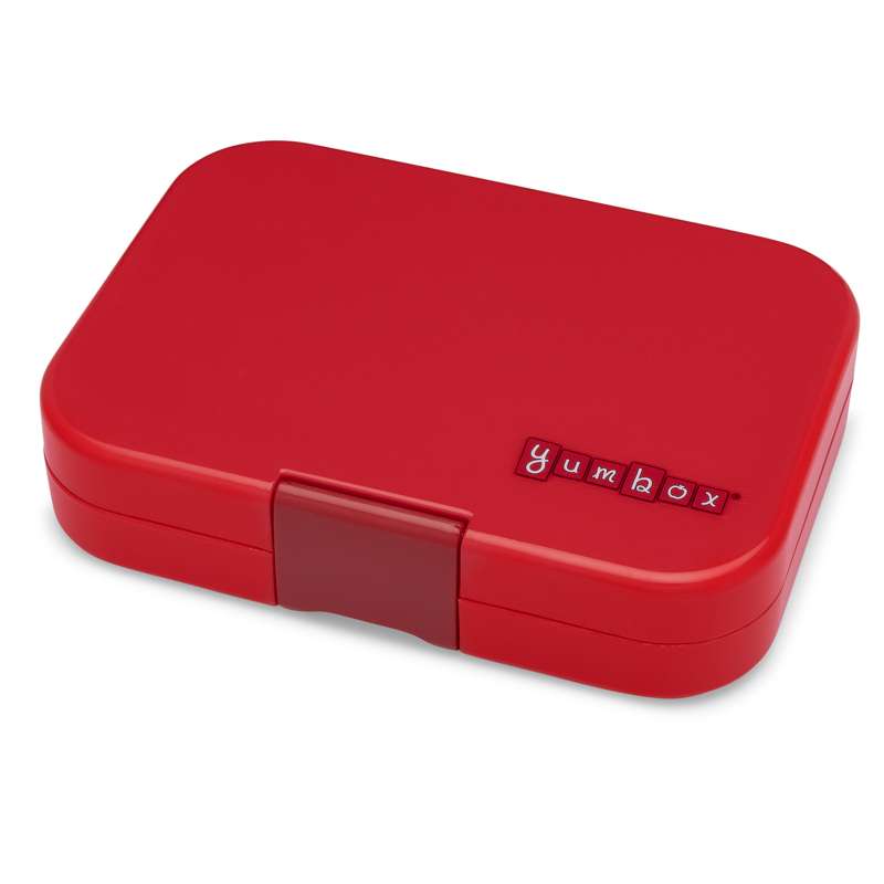 Yumbox Lunch box without insert tray - Panino - for 4 compartments - Wow Red 