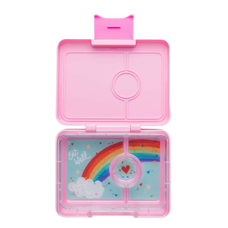 Yumbox Malica - Minisnack - 3 predeli - Power Pink/Rainbow 