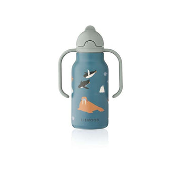 Liewood Kimmie Drikkeflaske - Rustfritt Stål - 250ml - Arctic Sea/ Ocean View 