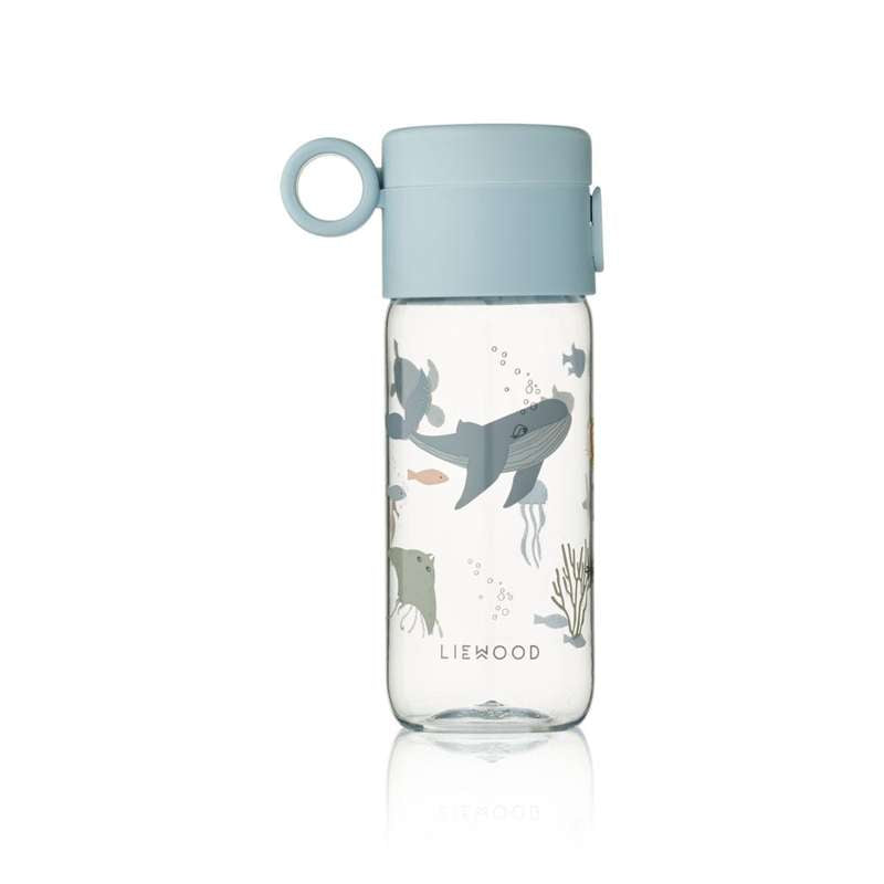 Liewood Clemence Tritan láhev na pití - 350ml - Mořská bytost/Písečná 