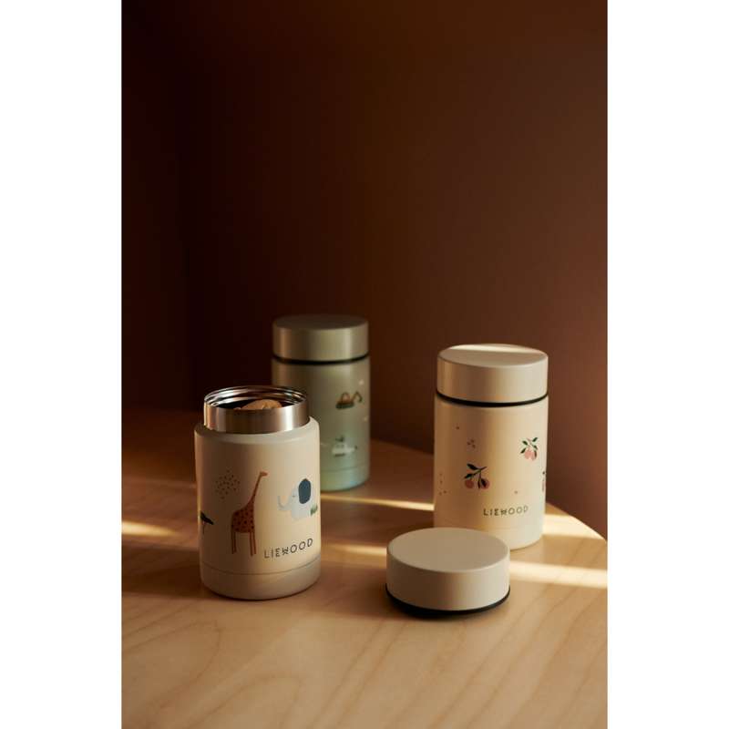 Liewood Nadja Contenitore Termico - Pesca/Conchiglia di Mare Mix 