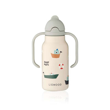 Liewood Kimmie Láhev na pití - Nerezová ocel - 250ml - Plachtění/Písečné 