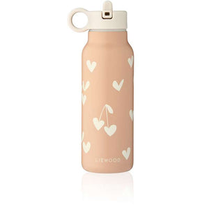 Liewood Falk Fľaša na pitie - Nehrdzavejúca oceľ - 350ml - Sweethearts/Pale Tuscany 
