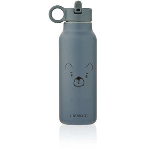 Liewood Falk Trinkflasche - Edelstahl - 350ml - Mr. Bear/Whale Blau 