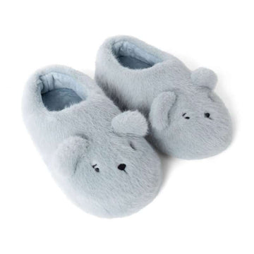 Liewood Aviaja Bear Slippers - Dove Blue
