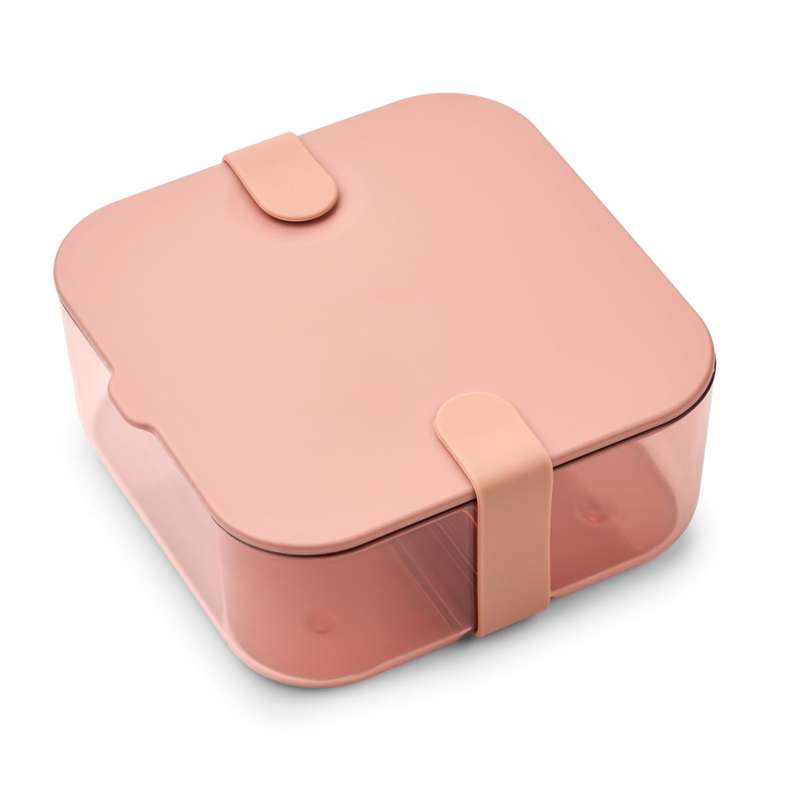 Liewood Carin Lunch Box with Divider - Small - Tuscany Rose/Dusty Raspberry 