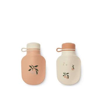 Liewood Lizzie Smoothie Bouteille - 2-pack - Pêche/Coquillage 