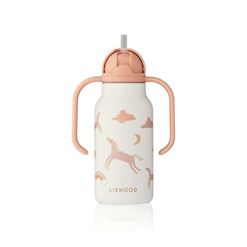 Liewood Kimmie Láhev na pití - Nerezová ocel - 250ml - Dream/Ecru 