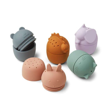 Liewood Gaby Hračky do vody - 5-balenie - Multi Mix 