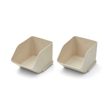 Liewood Rosemary Shranjevalna škatla - Mala - 2-pak - Peščena 