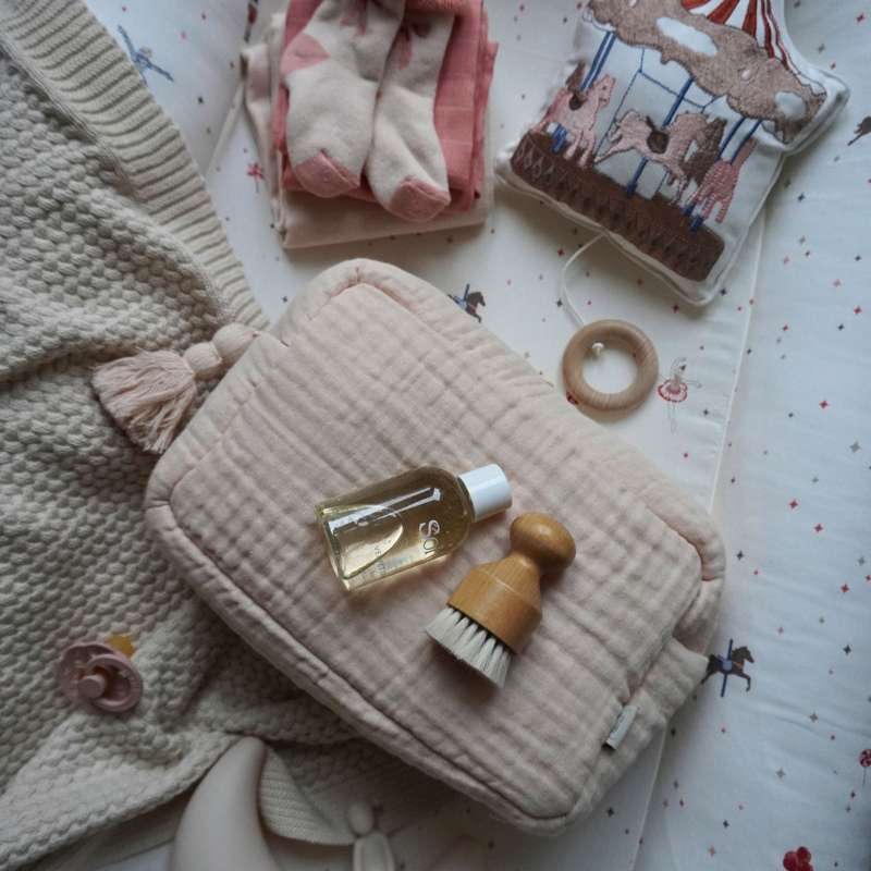 Cam Cam Copenhagen Muslin Kosmetiktasche - OCS - Latte 