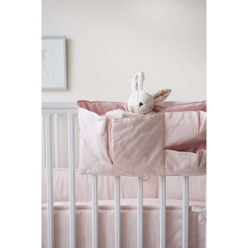 Cam Cam Copenhagen Kieszeń do łóżeczka - OCS - Classic Stripes Rose