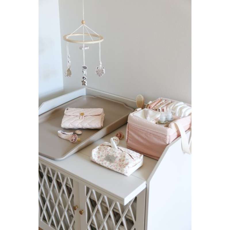 Cam Cam Copenhagen Mata do przewijania - Pikowana - OCS - Classic Stripes Rose
