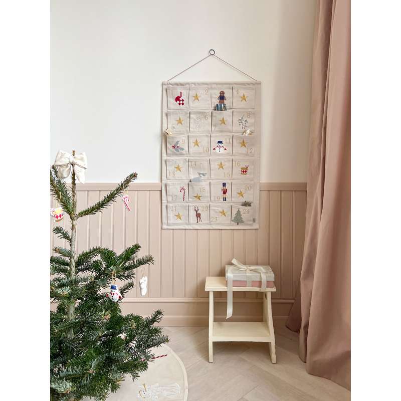 Cam Cam Copenhagen Julekalender - GOTS - Beige