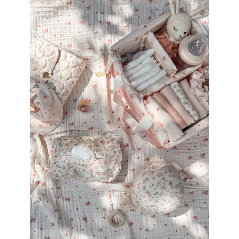 Cam Cam Copenhagen Stofftuch - 3er-Pack - GOTS - Schleifen 