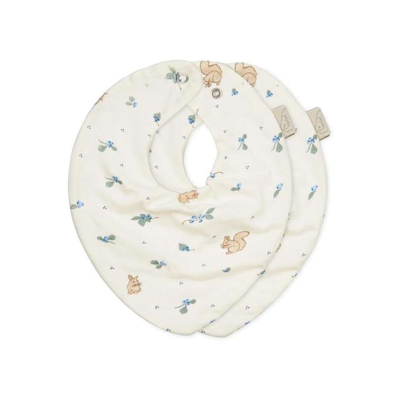 Cam Cam Copenhagen Bandana Lätzchen - 2er-Pack - GOTS - Blaubeeren 