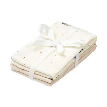 Cam Cam Copenhagen Waschhandschuhe - 4er-Pack - GOTS - Karussell 