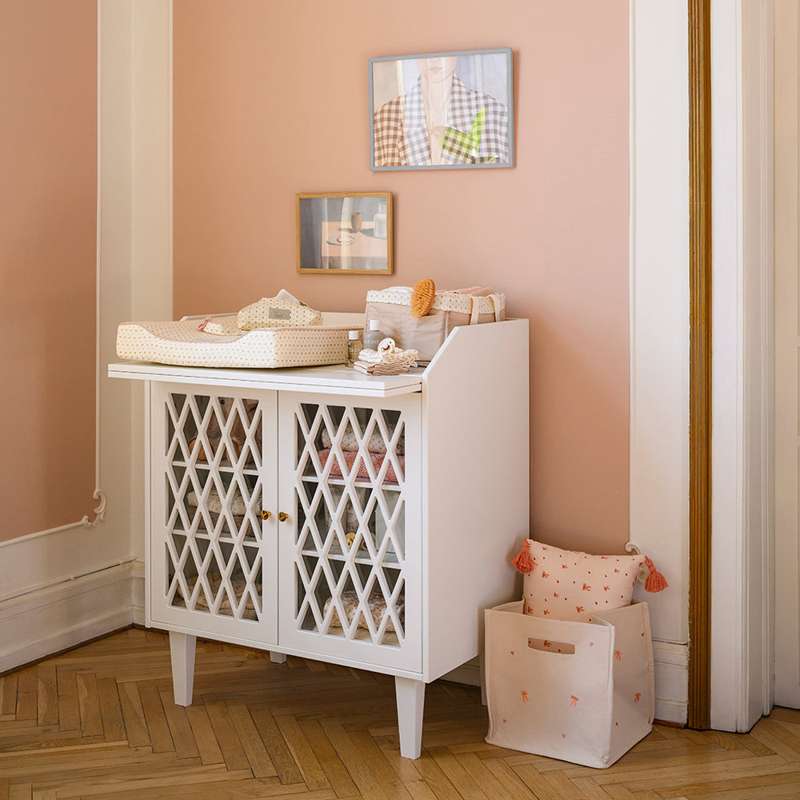 Cam Cam Copenhagen Oppbevaringskurv - Canvas - GOTS - Bows 