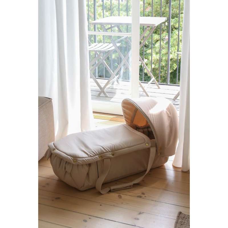 Cam Cam Copenhagen Babylift Willow - Zestaw - Classic Stripes Camel/Almond