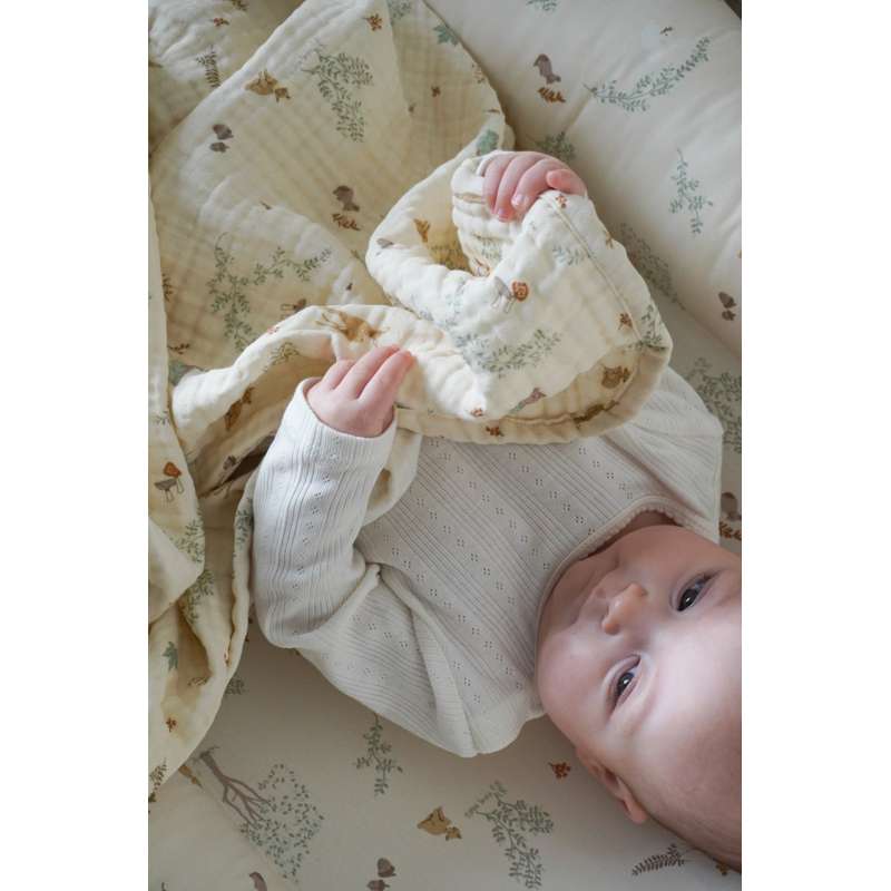 Cam Cam Copenhagen Musselin-Babydecke - GOTS - Woodland