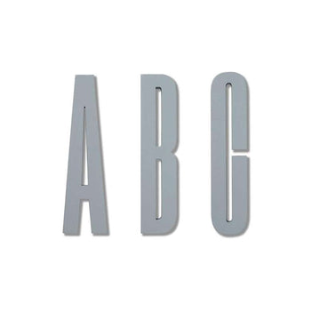 Design Letters Buchstaben – grau 