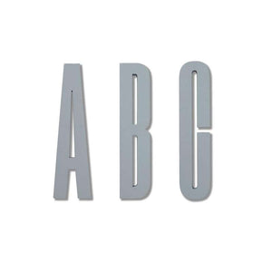 Design Letters Litery – grå 