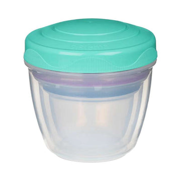 Sistema Snackboks - Stack n' Nest To Go - 3-Pak - Mint/Lilla/Blå 