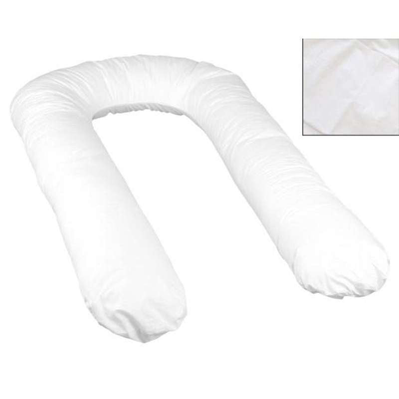 Fossflakes Ylivertainen Comfort-U Raskaus-/Imetystyyny mukaan lukien Jersey-päällinen 