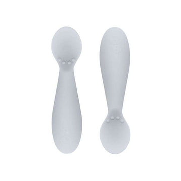 EZPZ Petite Cuillère 2 pcs. Cuillères en silicone - Clair Grå 